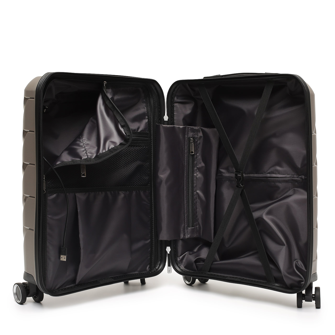 Чемодан маленький S из полипропилена Sun Voyage Elite