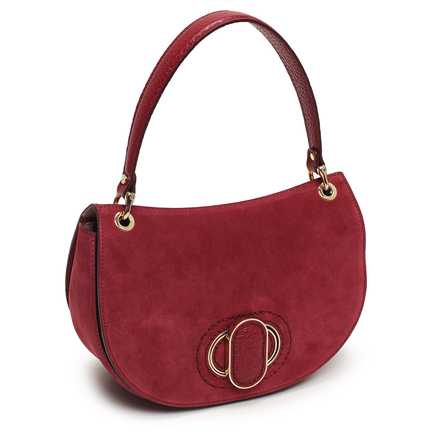 Кожаная сумка Carlo Salvatelli Madeleine camoscio