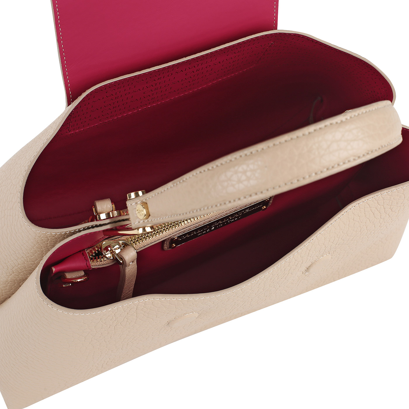 Кожаная сумка Carlo Salvatelli Cervino