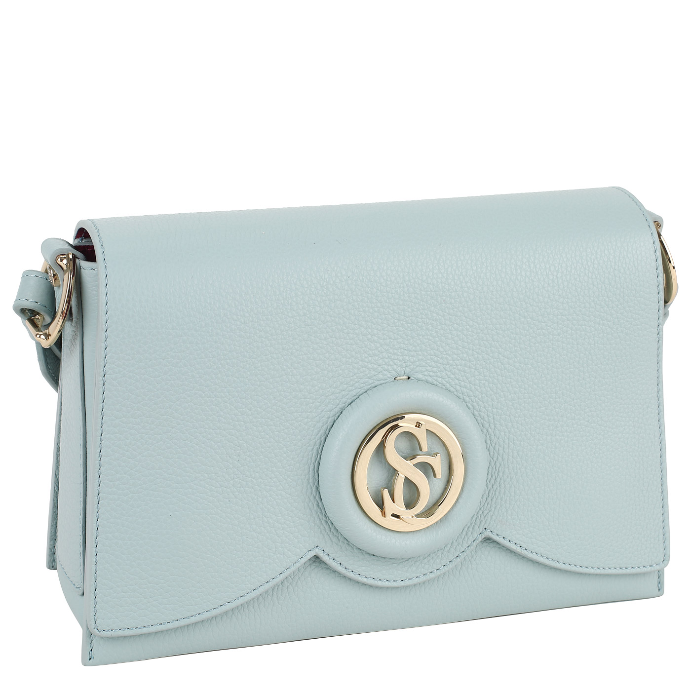 Кожаная сумка через плечо Carlo Salvatelli Gemma