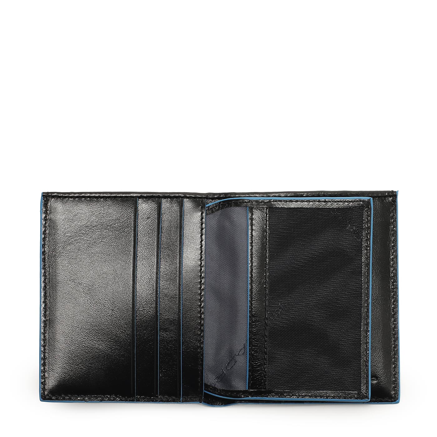 Портмоне складное без застежки Piquadro Blue square