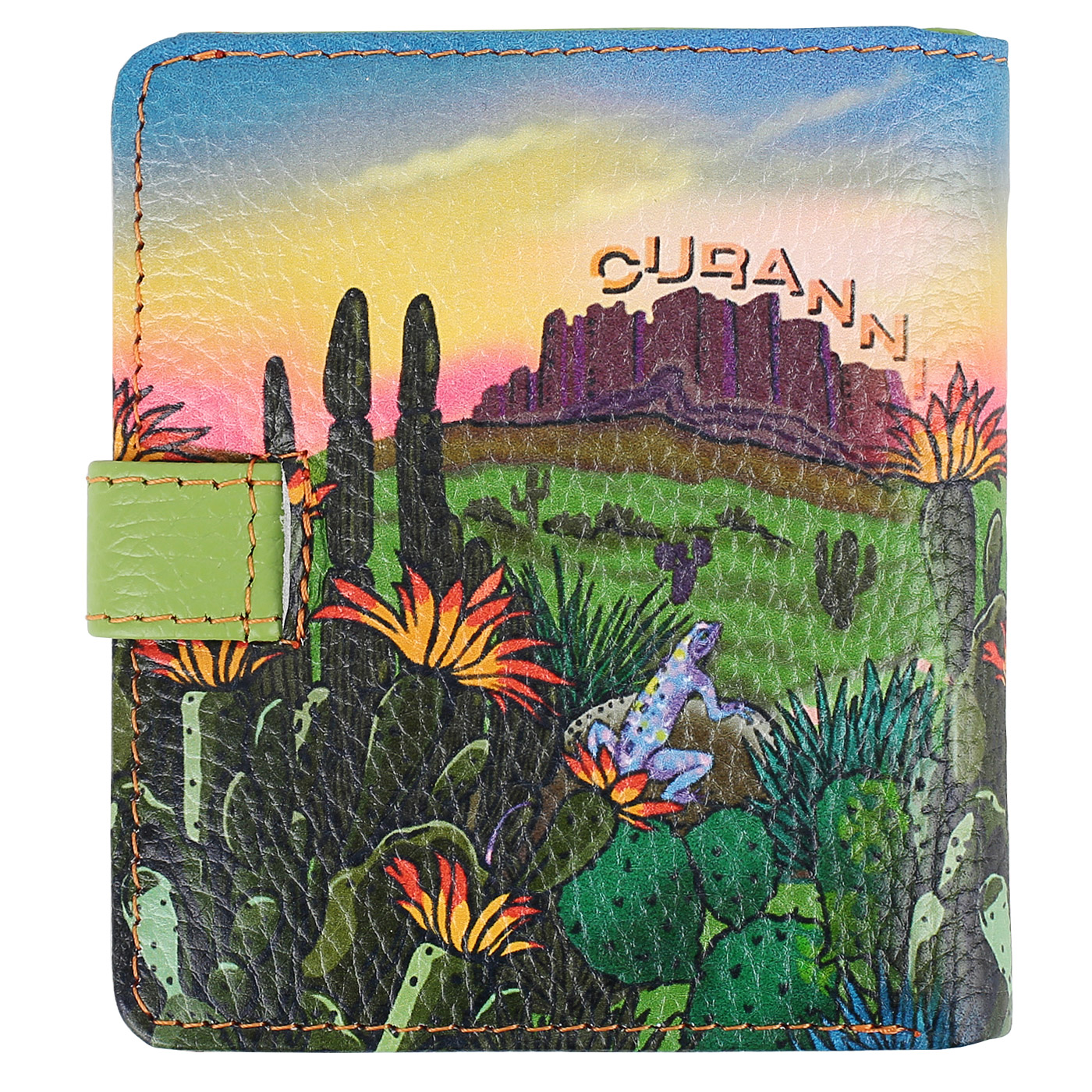 Портмоне складное с принтом Curanni 