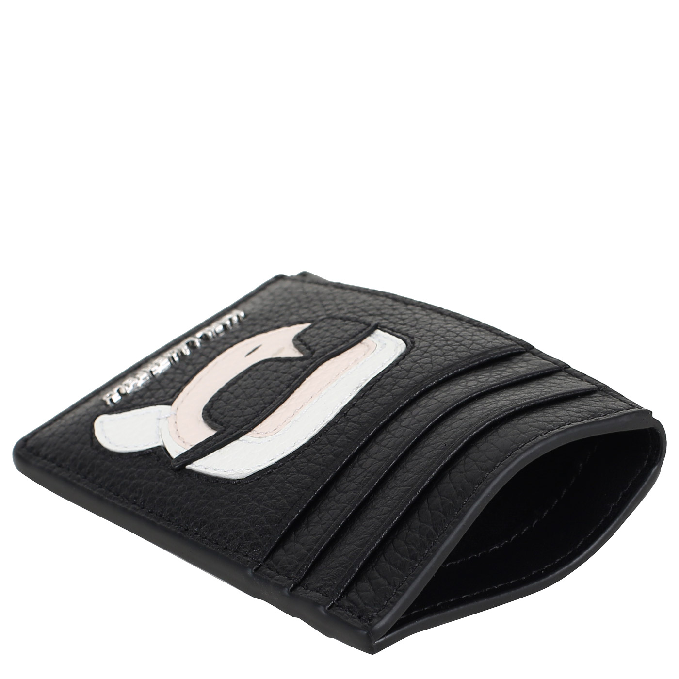 Кожаная визитница Karl Lagerfeld Ikonik 2.0