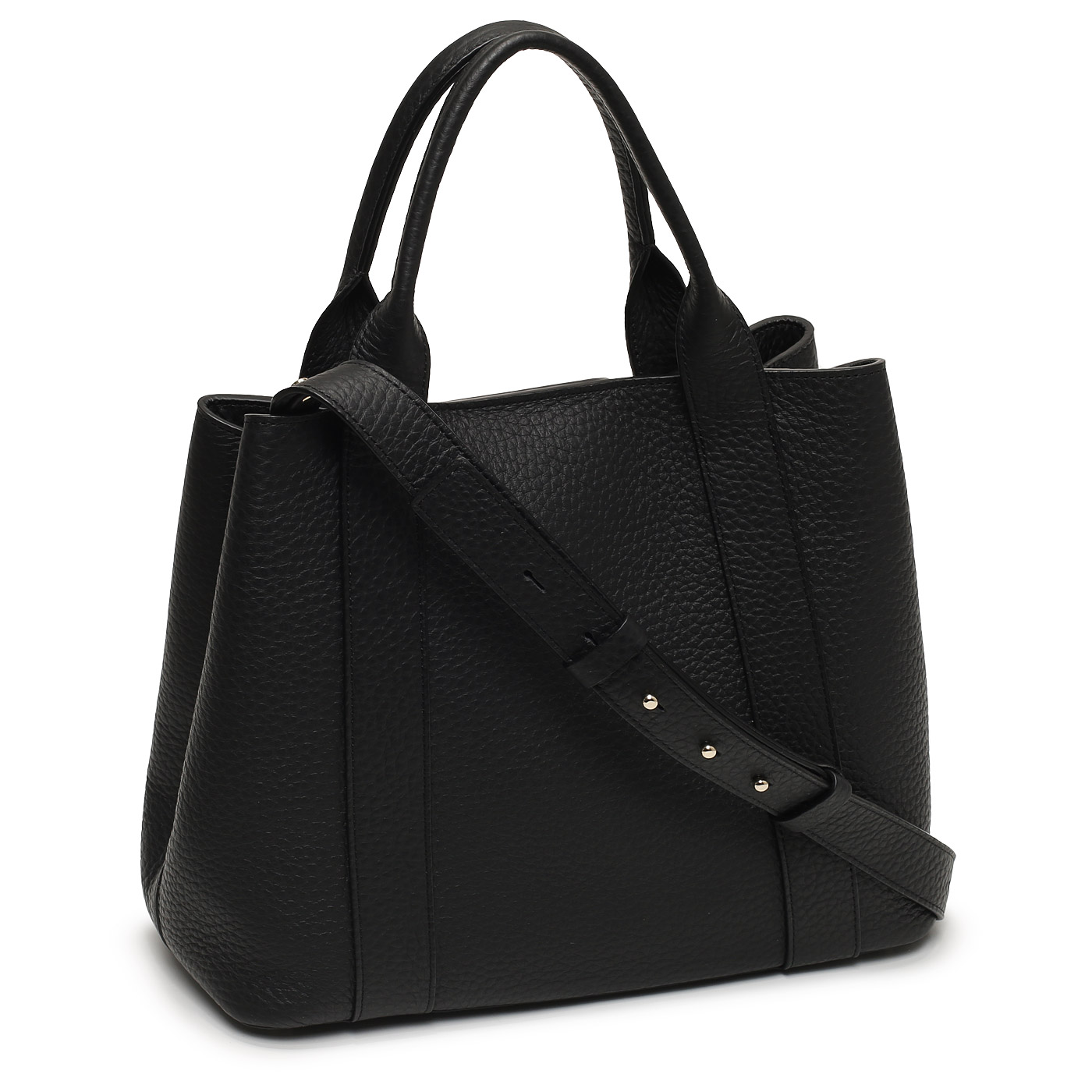 Кожаная сумка Carlo Salvatelli Double