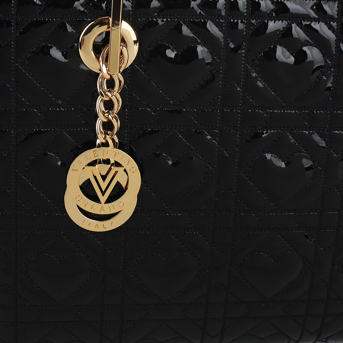 Кожаная сумка Valentino Orlandi Renne Shine