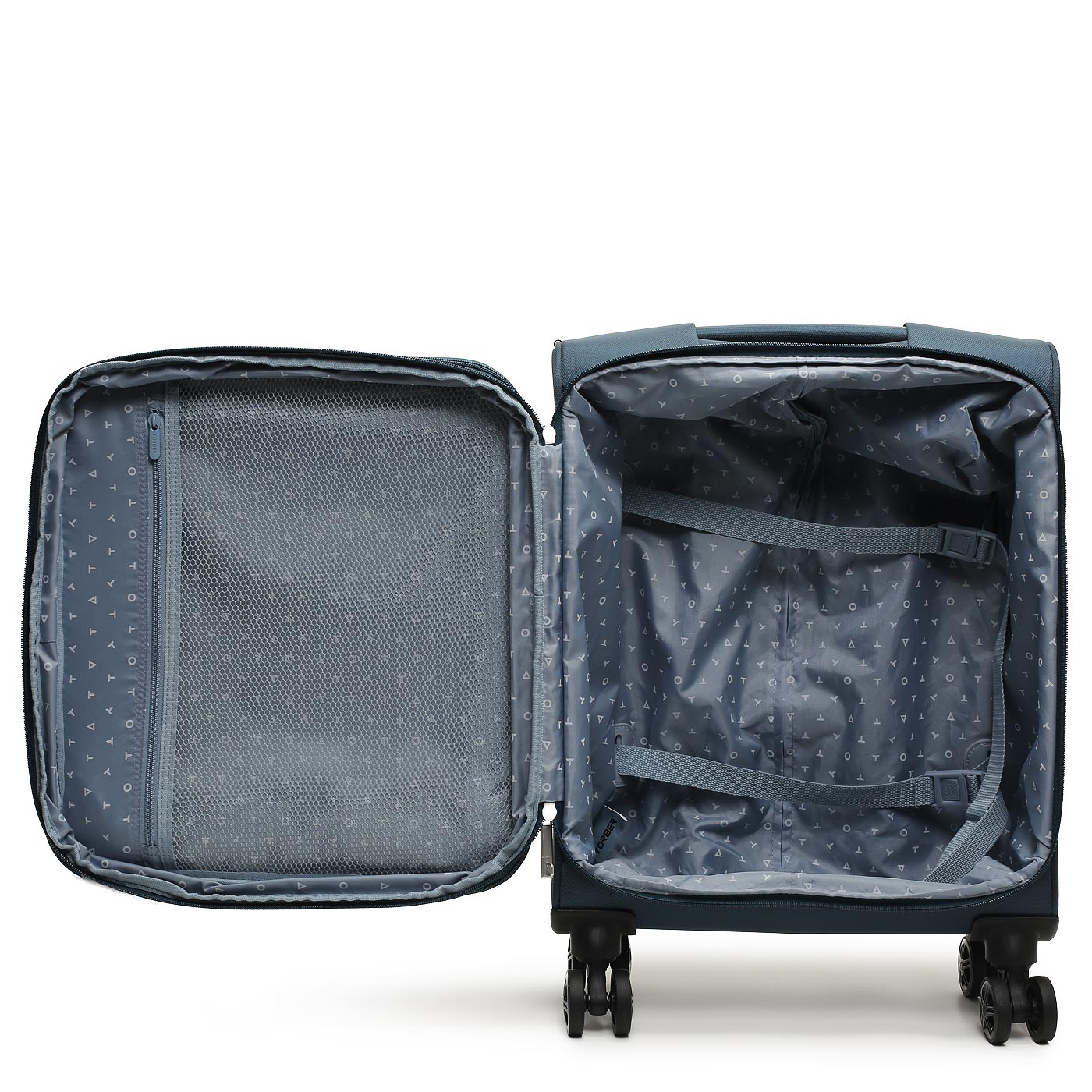 Чемодан маленький S тканевый Torber Vivi