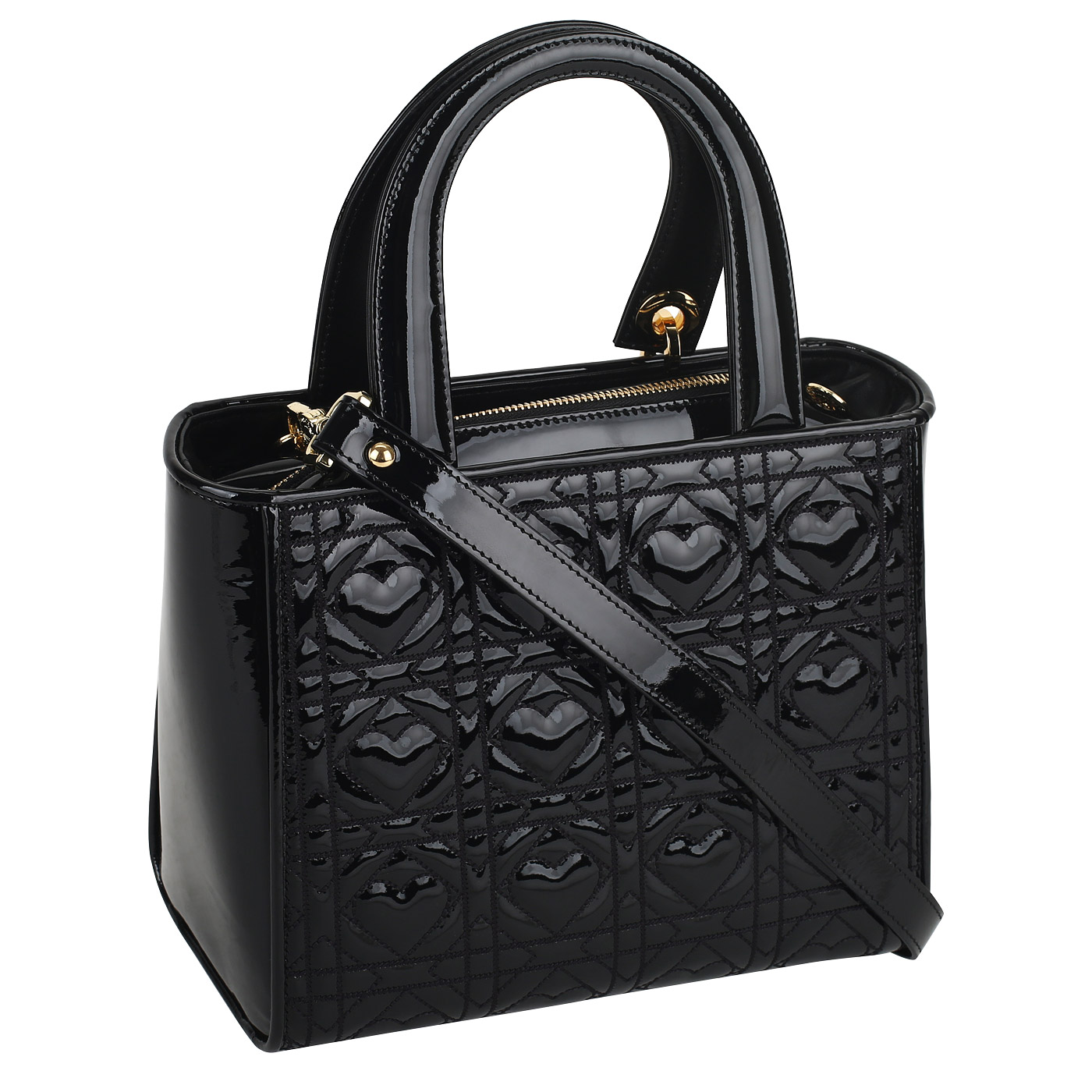 Кожаная сумка Valentino Orlandi Renne Shine