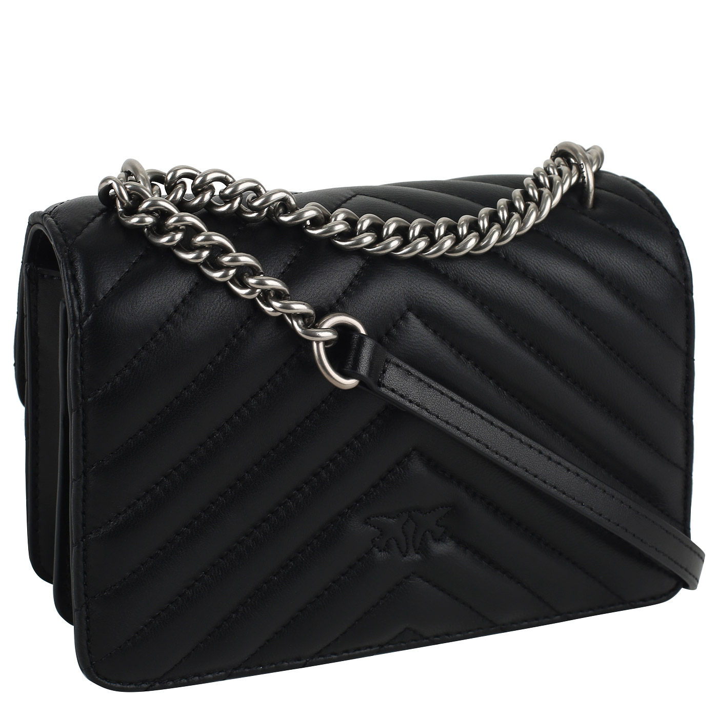 Сумка через плечо с цепочкой Pinko Chevron