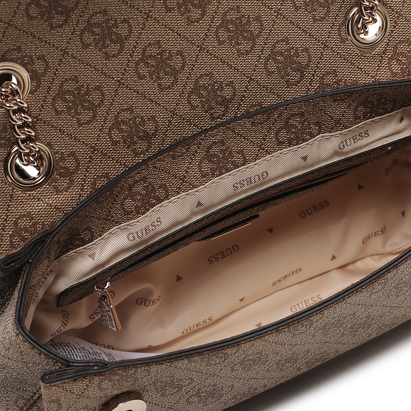 Сумка с ручками-цепочками Guess Katya