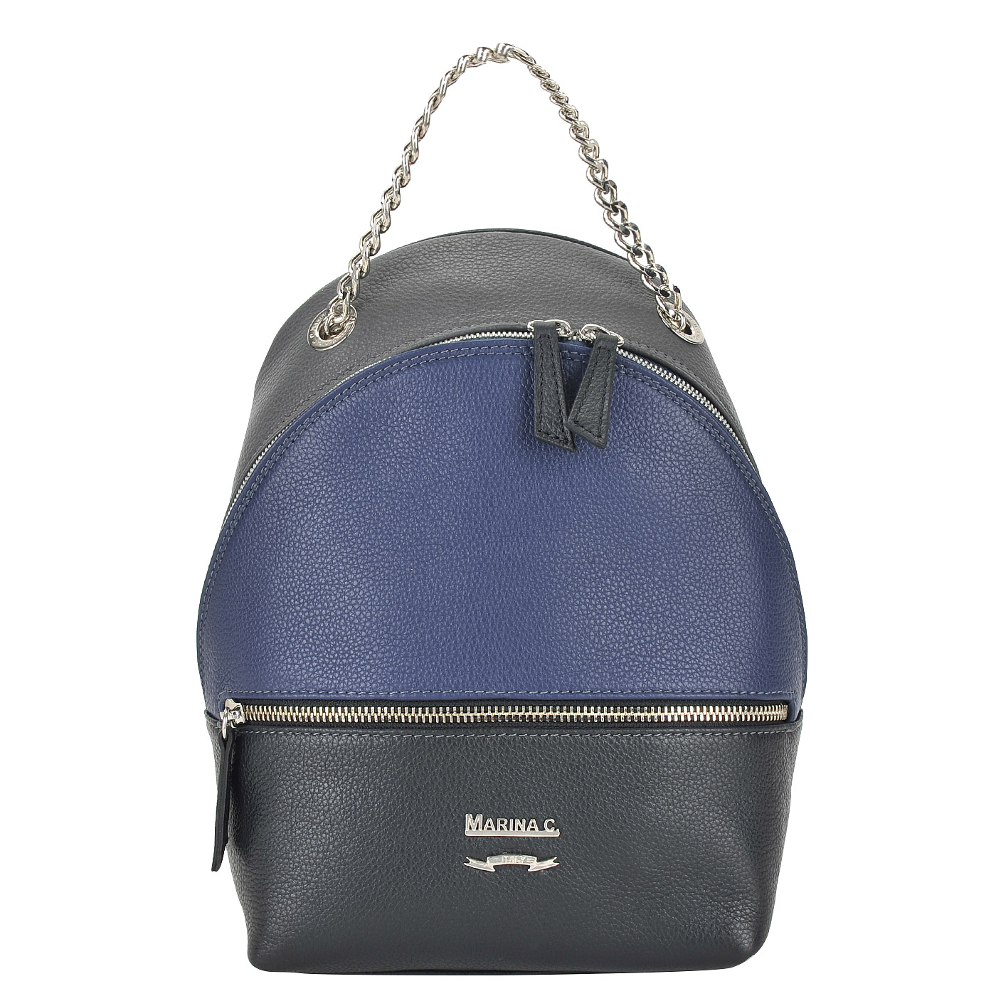 Marina Creazioni Маленький кожаный рюкзак с цепочкой