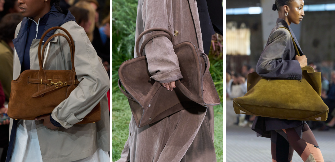 Замшевые сумки