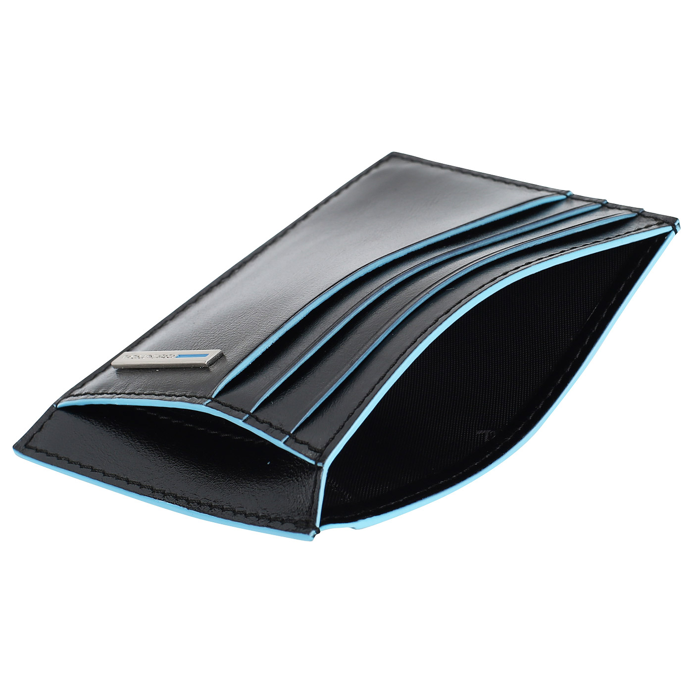 Мужская кожаная визитница Piquadro Blue square