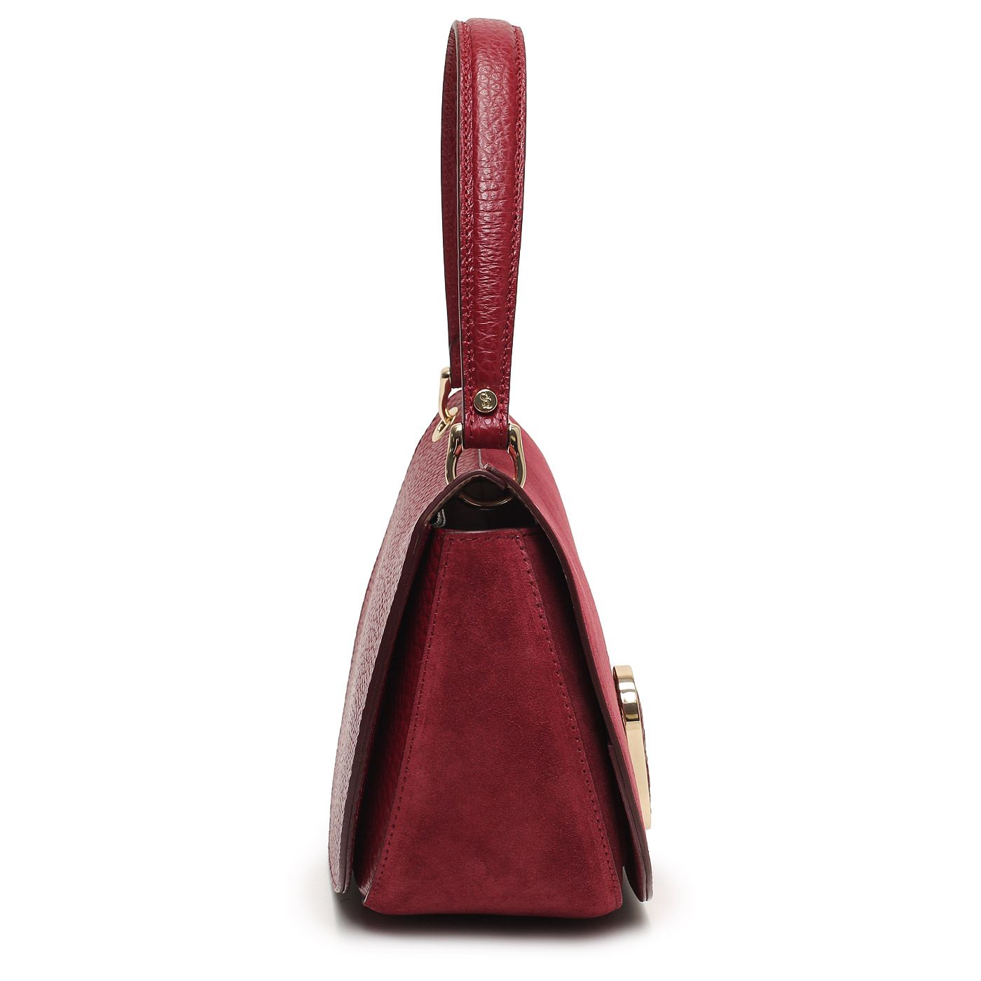 Кожаная сумка Carlo Salvatelli Madeleine camoscio