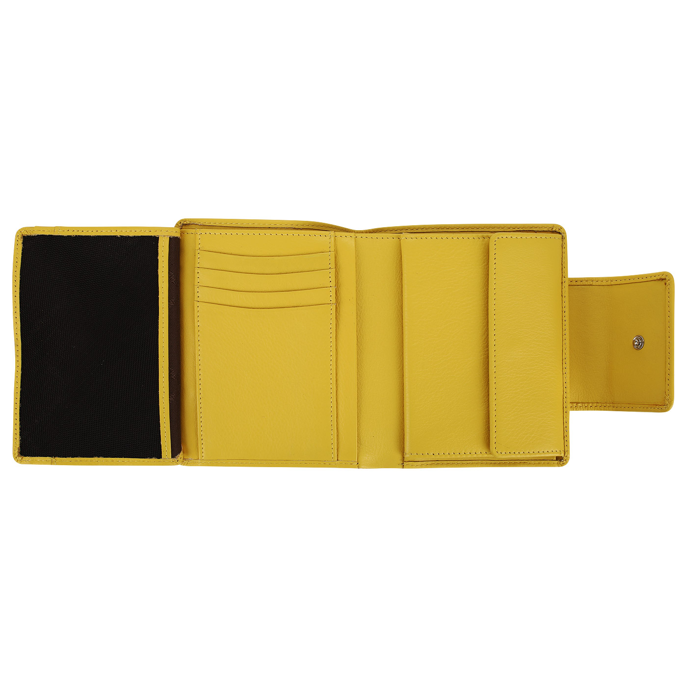 Желтый кожаный кошелек Braun Buffel Miami