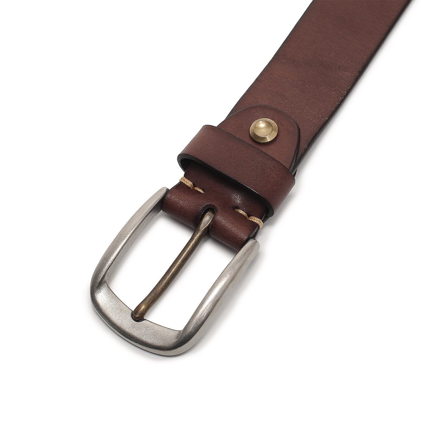 Ремень из гладкой кожи Dr. Koffer 