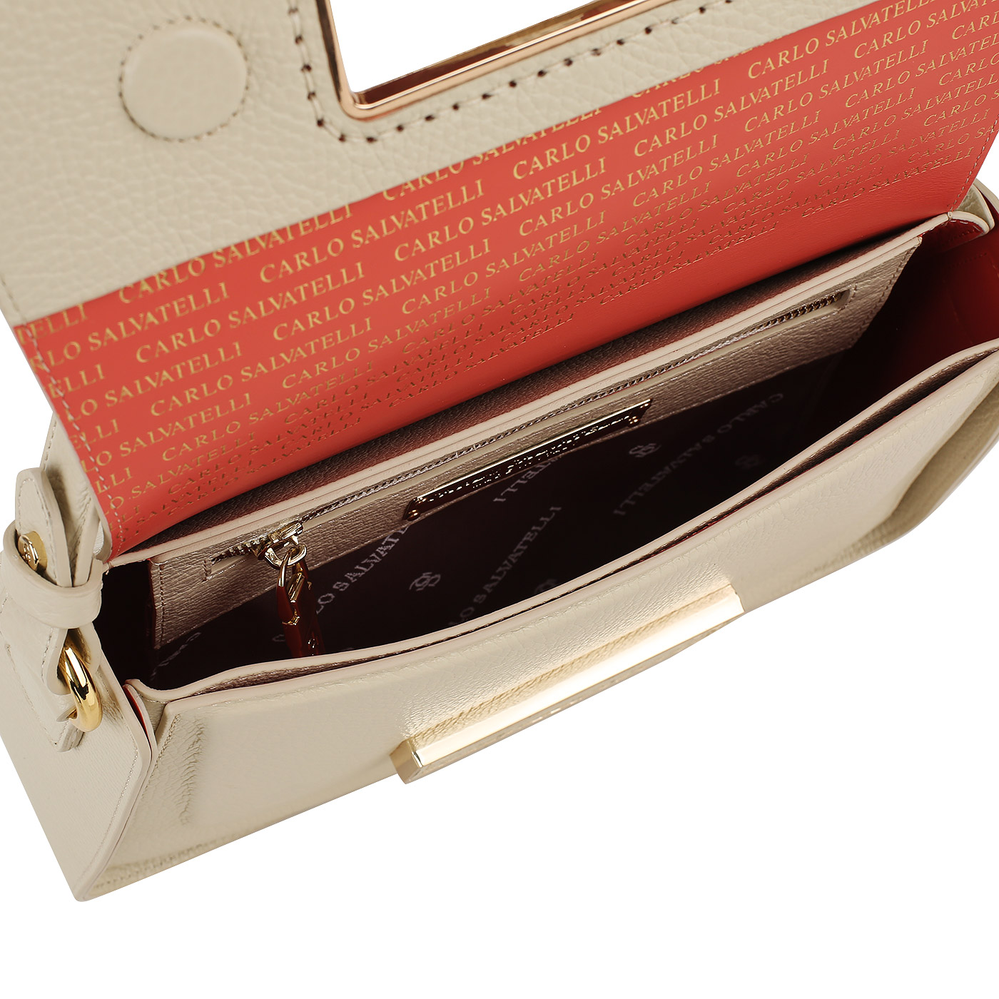 Кожаная сумка Carlo Salvatelli Petra gemma