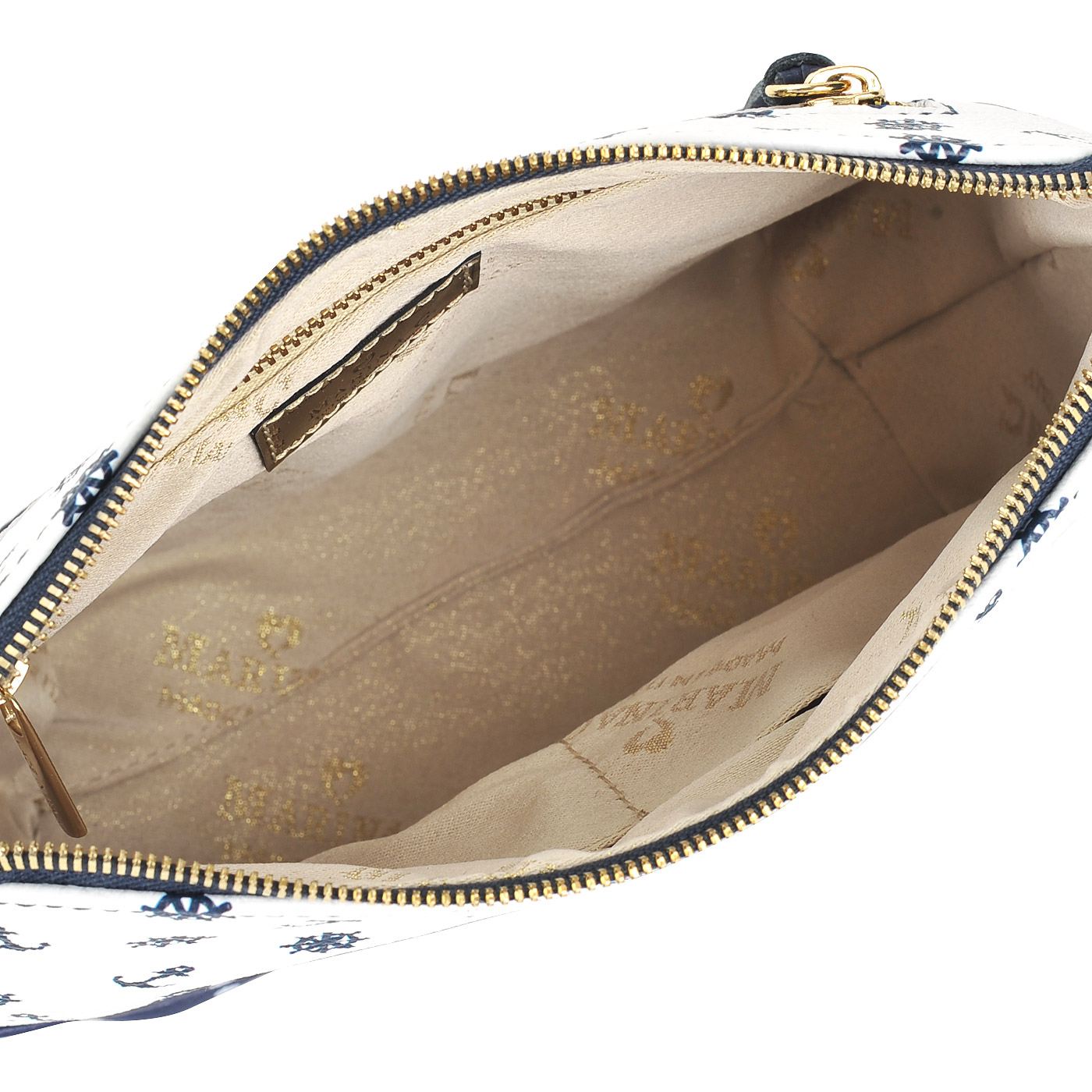 Кожаная сумка через плечо в морском стиле Marina Creazioni 