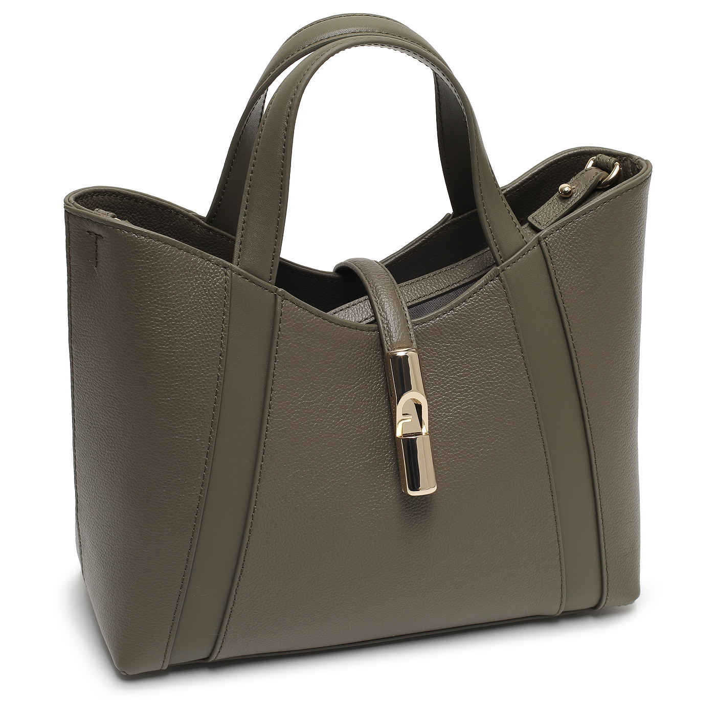 Кожаная сумка Furla Goccia