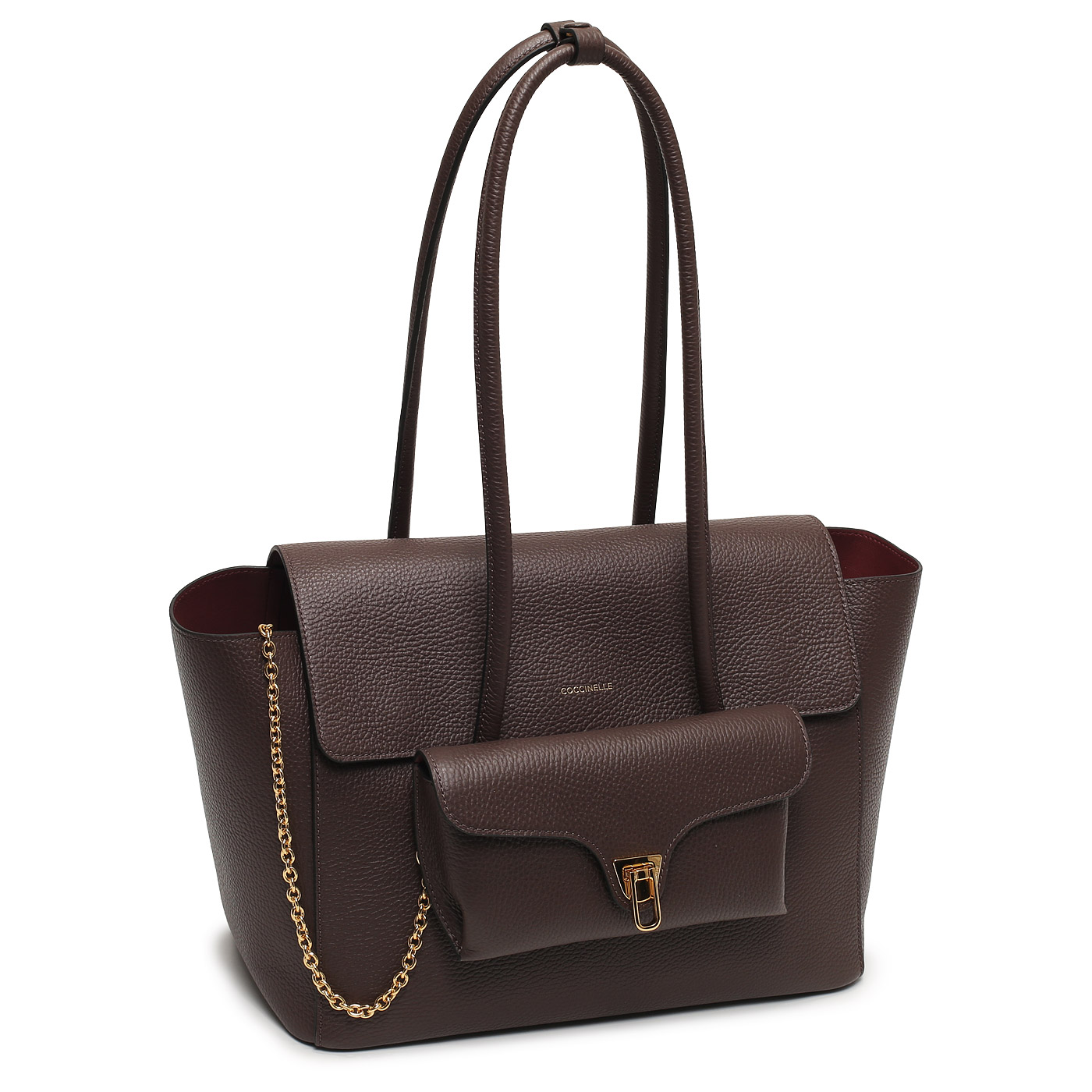 Кожаная сумка Coccinelle Double Beat