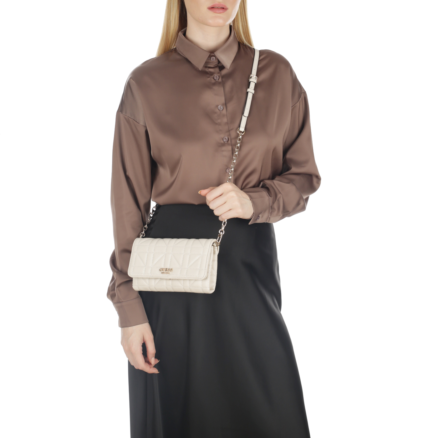 Сумка-клатч через плечо Guess Assia