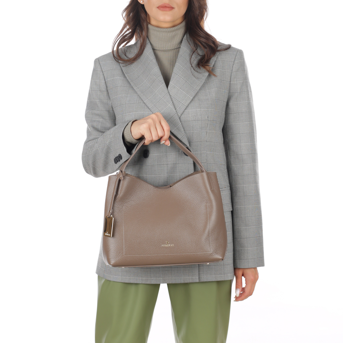 Кожаная сумка Aurelli Soft