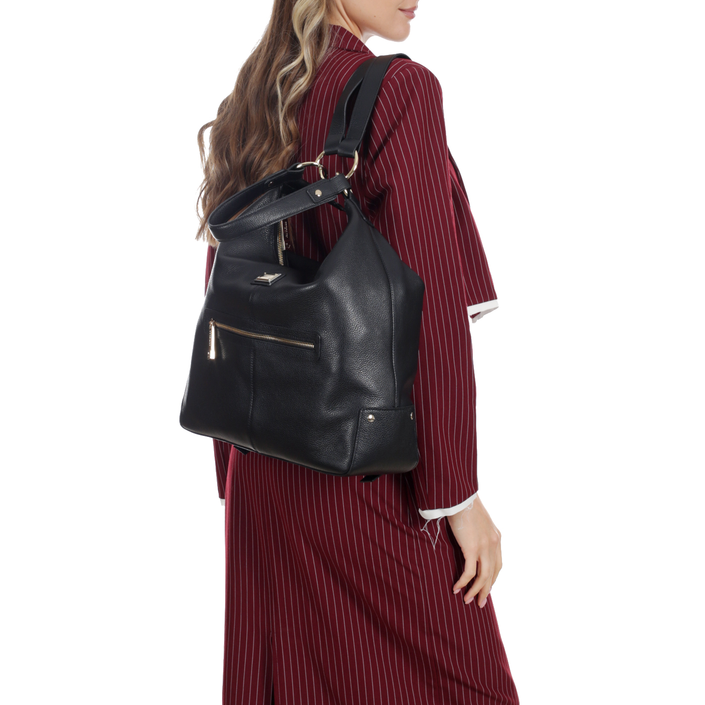 Кожаный рюкзак-трансформер Aurelli Bella