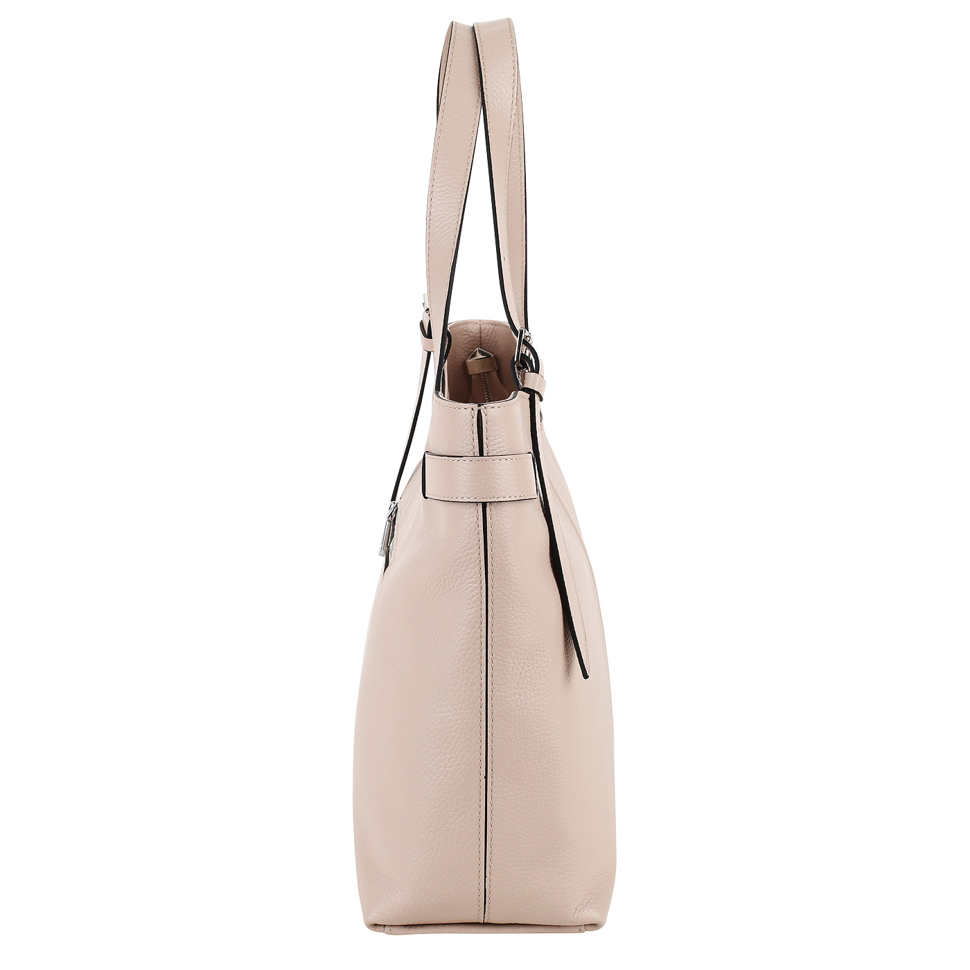 Сумка из бежево-розовой кожи Chatte Marseille