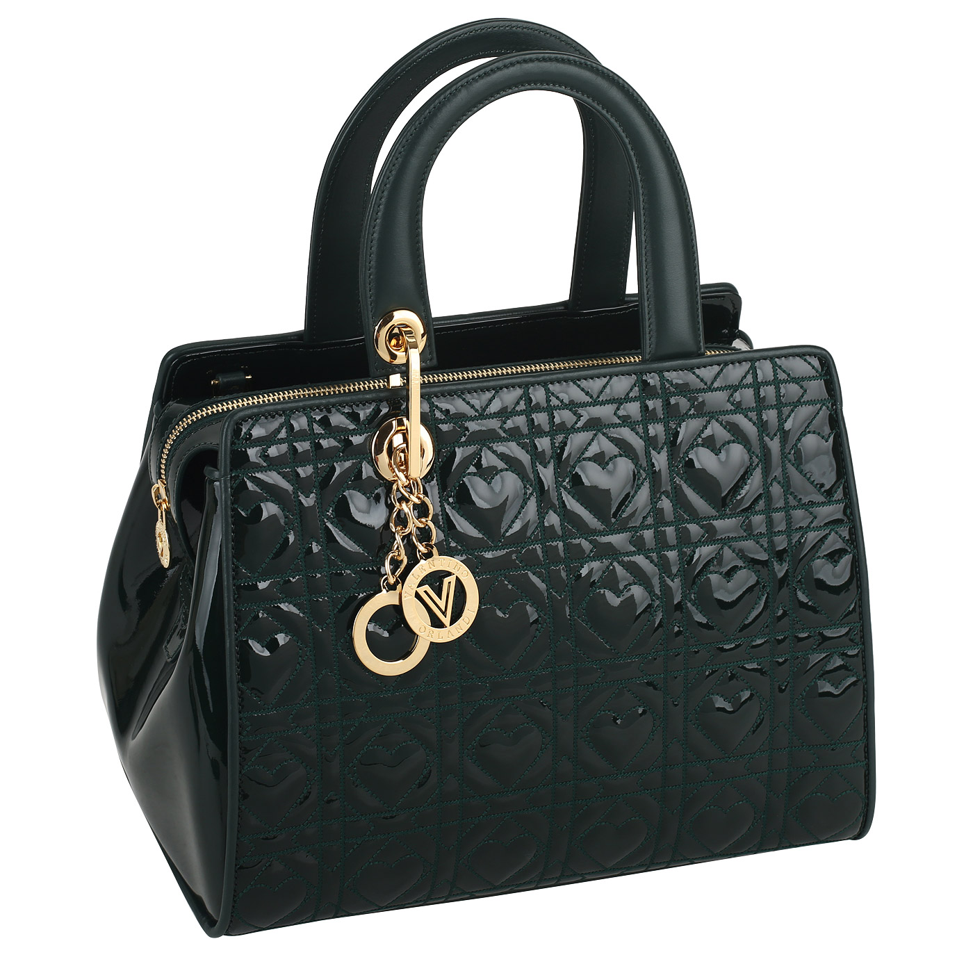 Кожаная сумка Valentino Orlandi Renne Shine