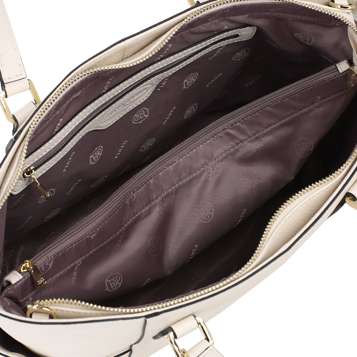 Женская кожаная сумка с двумя отделами Fiato Dream 