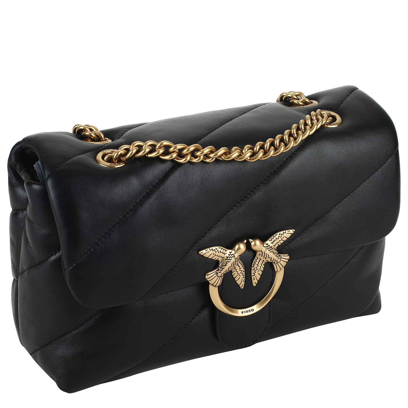 Сумка через плечо с цепочкой Pinko Puff