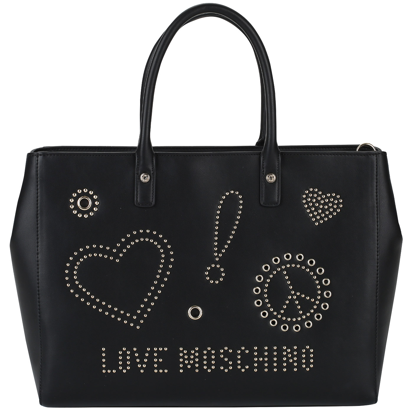 Love Moschino Черная женская сумка на молнии