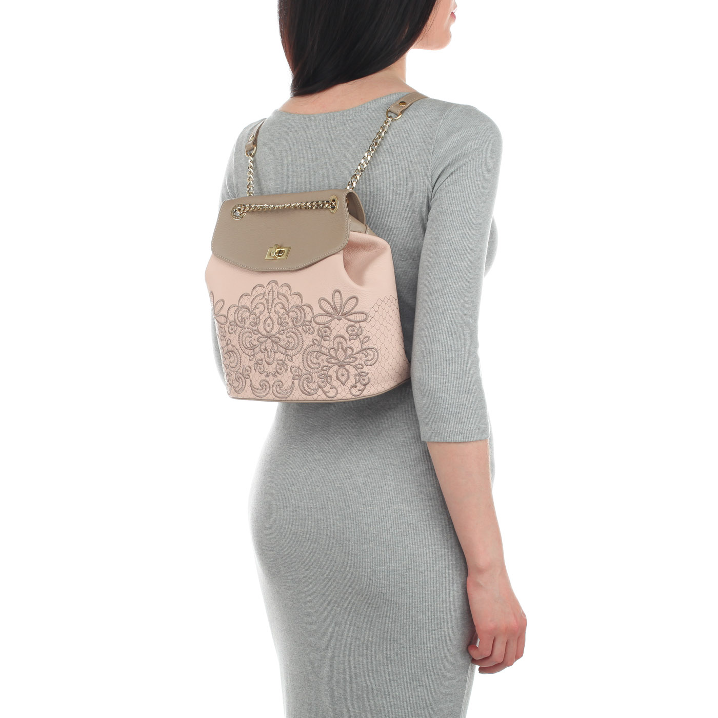 Женский рюкзак с вышивкой Marina Creazioni 