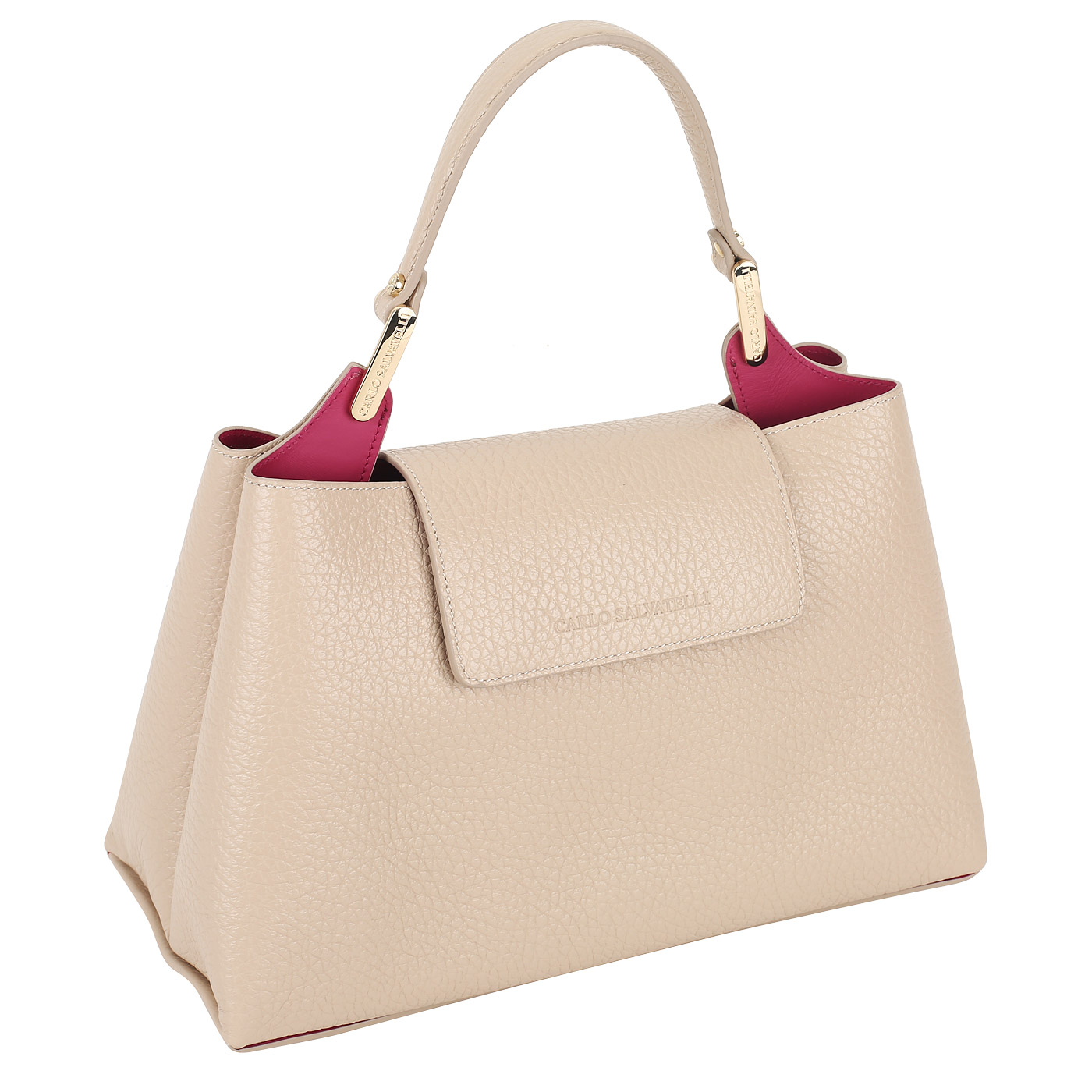 Кожаная сумка Carlo Salvatelli Cervino