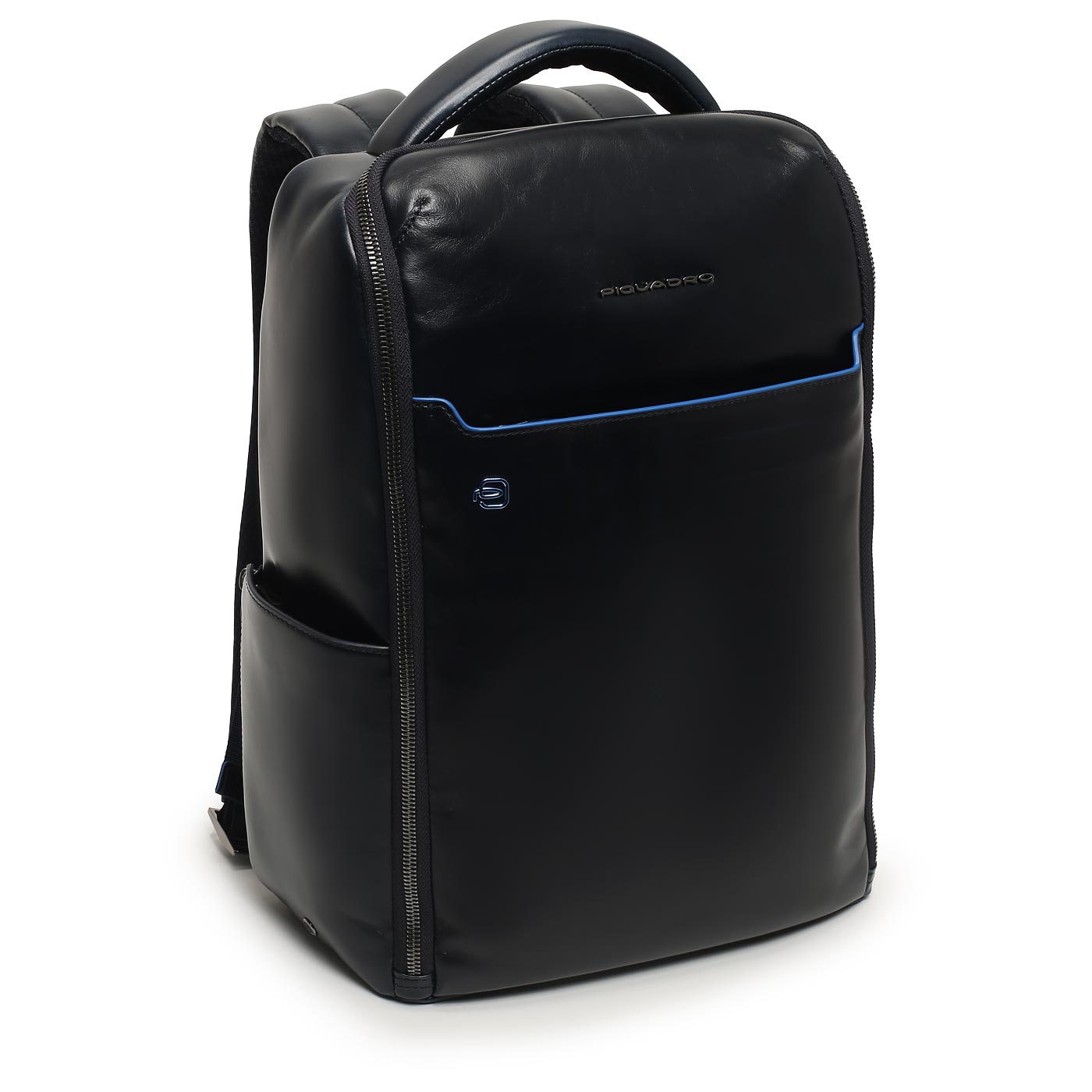 Кожаный рюкзак Piquadro Blue square